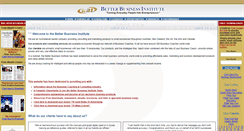 Desktop Screenshot of betterbusinessinstitute.com